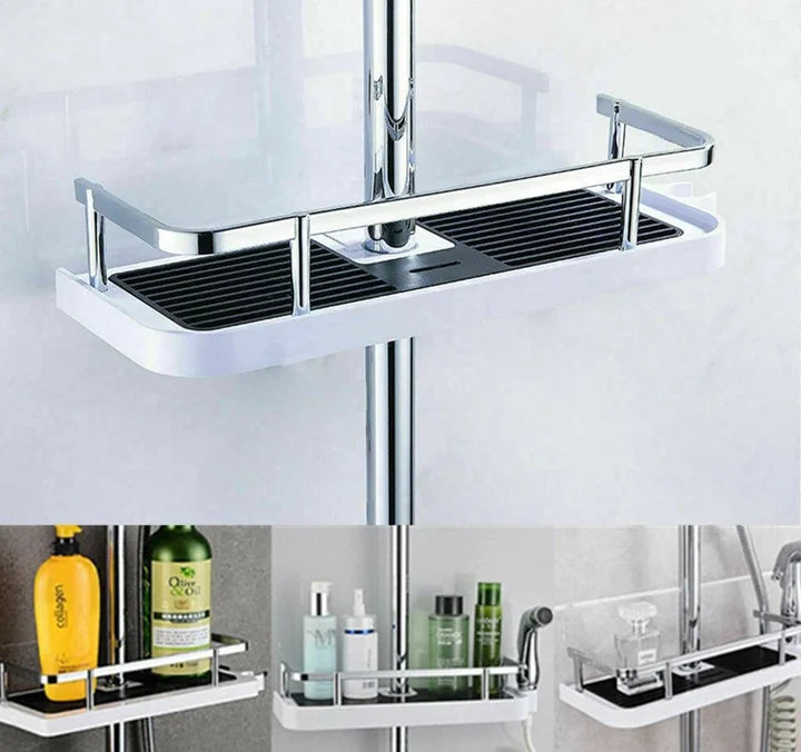 Shower Shelf with Soap Holder – Tool-Free Installation for Modern Bathrooms