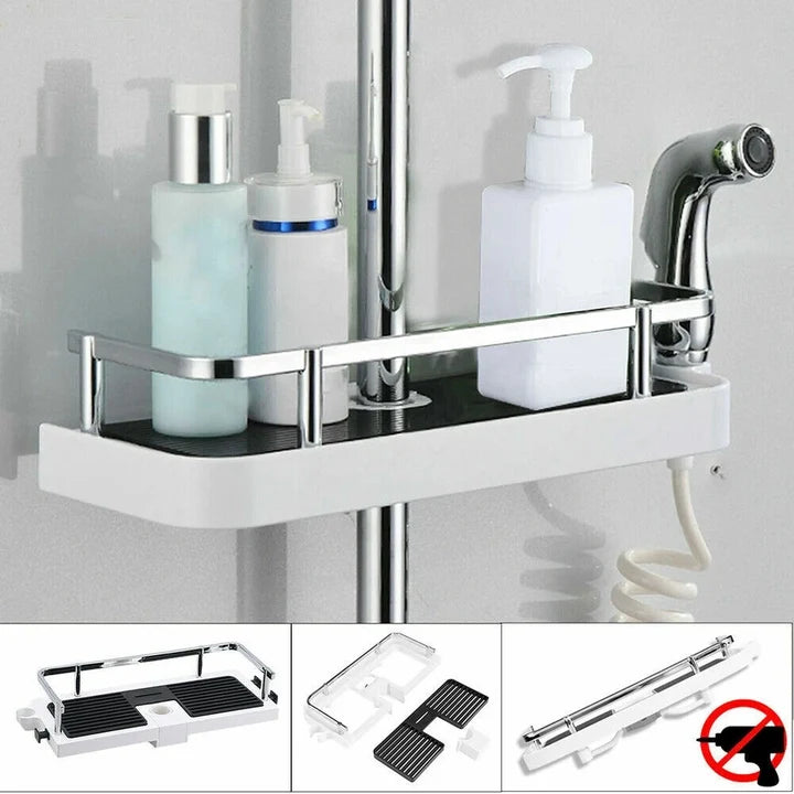 Shower Shelf with Soap Holder – Tool-Free Installation for Modern Bathrooms