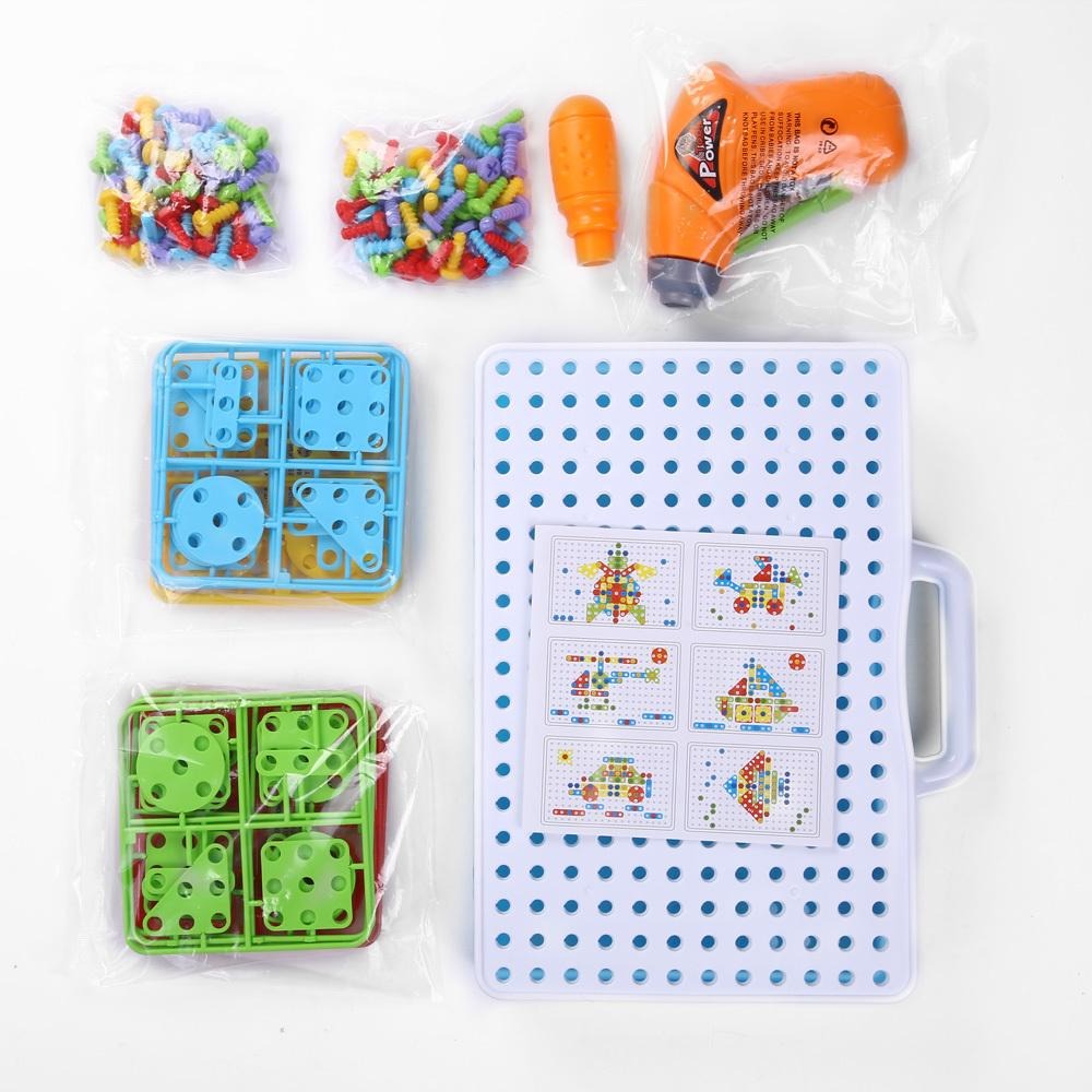 Creative Tool Set Puzzle Toy – DIY Building & Screw Tool STEM Educational Set for Kids