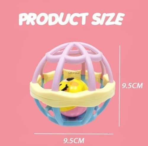 Baby Rattle Toy Set – Assorted Shapes Colorful Infant Sensory Rattles