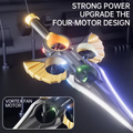 2.4G RC Sword Flying Aircraft Model – Remote Control Stunt Flying Drone with LED Lights