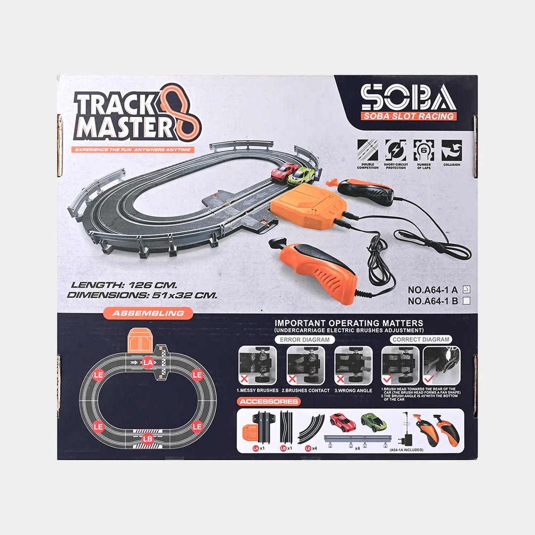 Soba Slot Racing Track Set – Electric Slot Car Racing Toy for Kids
