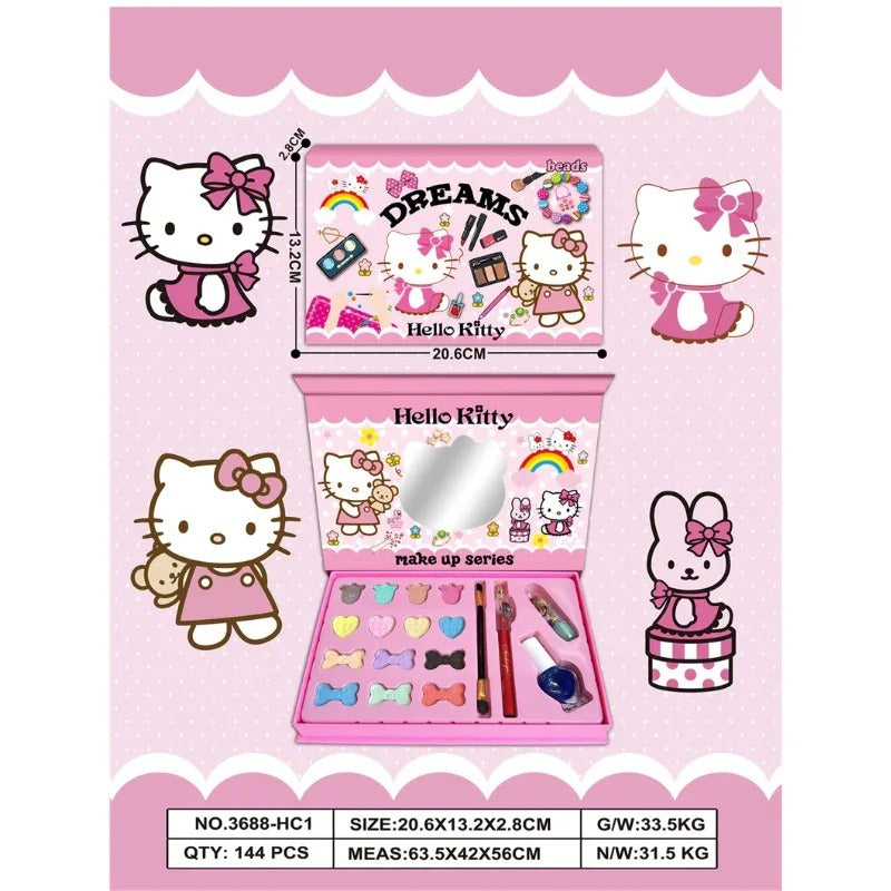Hello Kitty Makeup Kit Set for Girls – Pretend Play Cosmetic Beauty Set