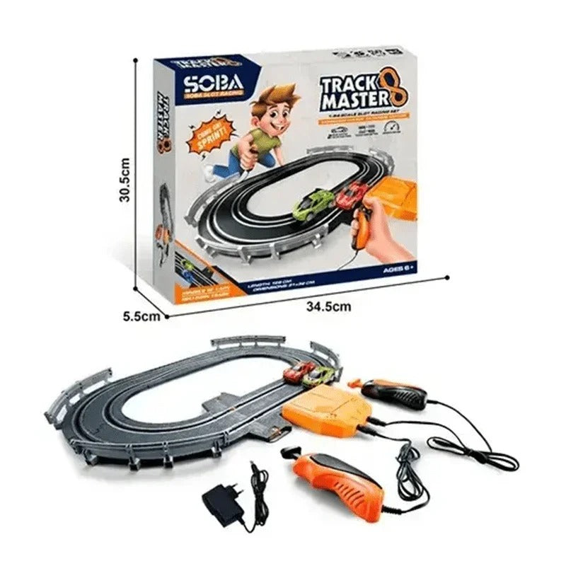 Soba Slot Racing Track Set – Electric Slot Car Racing Toy for Kids