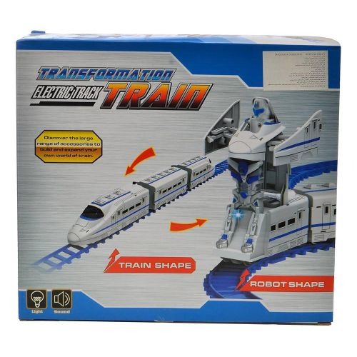 2 In 1 Transformers Electric Track Train Set With Light And Sound