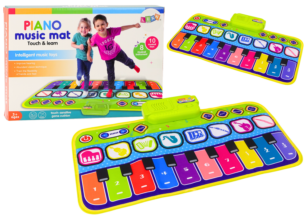 Baby Musical Piano Mat – Touch & Learn Interactive Music Play Mat for Kids