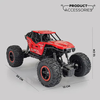 1:18 High‑Speed Remote Control Rock Crawler Truck – RC Off‑Road Monster Toy with Smoke Spray & Lights