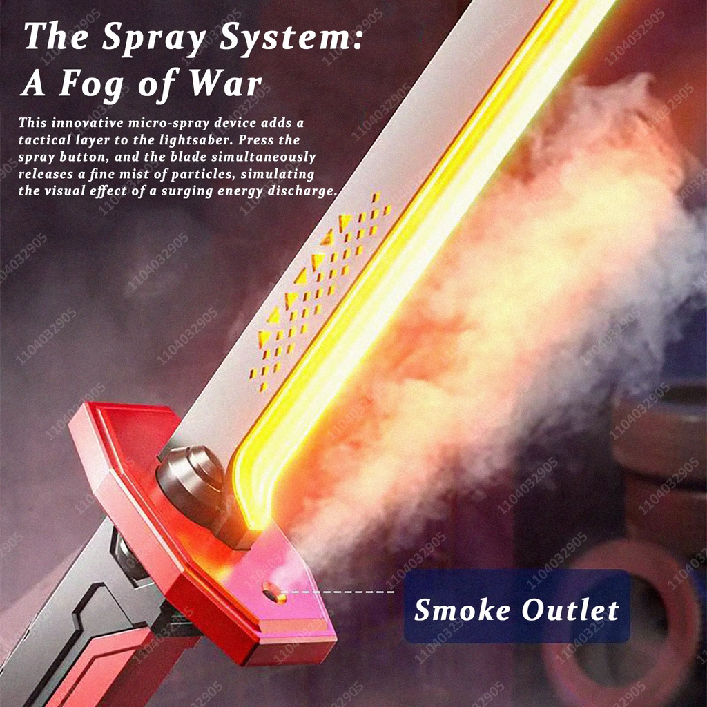 Kids Multi-Color Battle Laser Sword With Smoke