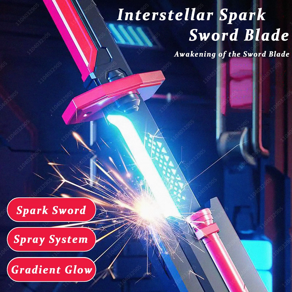 Kids Multi-Color Battle Laser Sword With Smoke