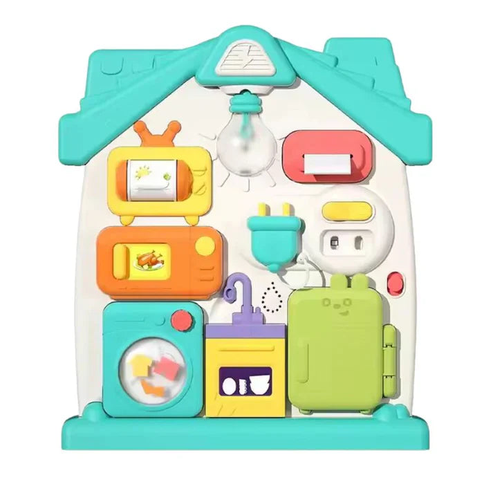 Multifunctional House Interactive Busy Board