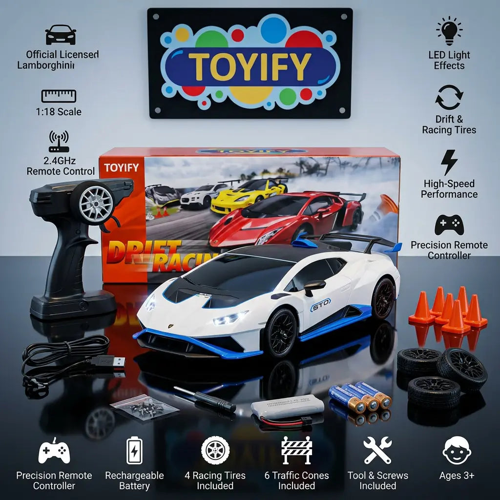 1:18 4WD RC Drift Lamborghini Huracan STO Drift Car