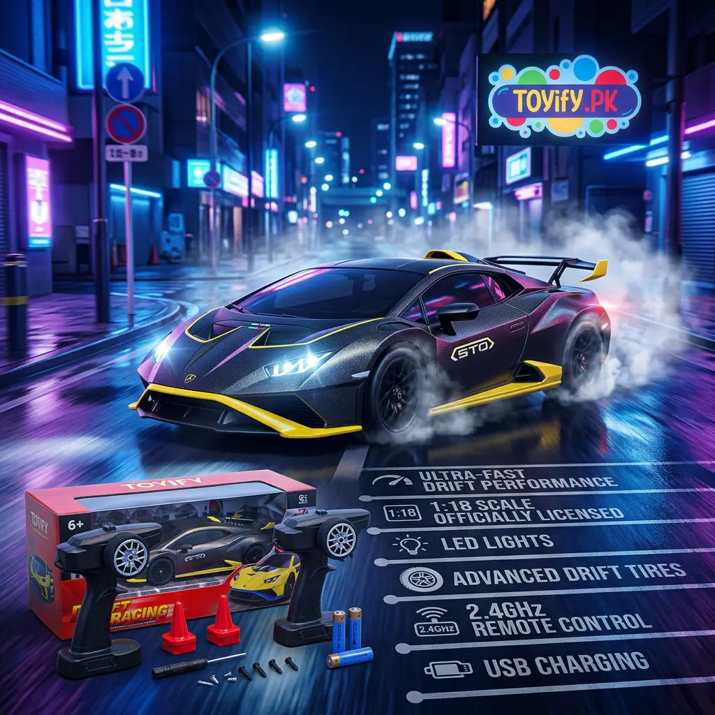 1:18 4WD RC Drift Lamborghini Huracan STO Drift Car
