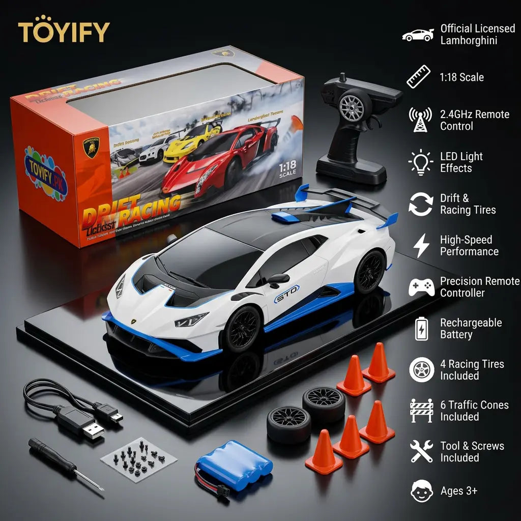 1:18 4WD RC Drift Lamborghini Huracan STO Drift Car