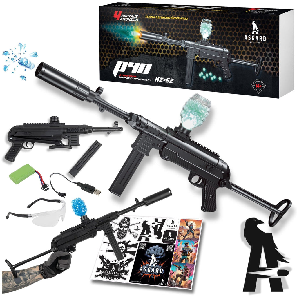 P40 Electric Automatic Water Gel Ball Blaster Gun